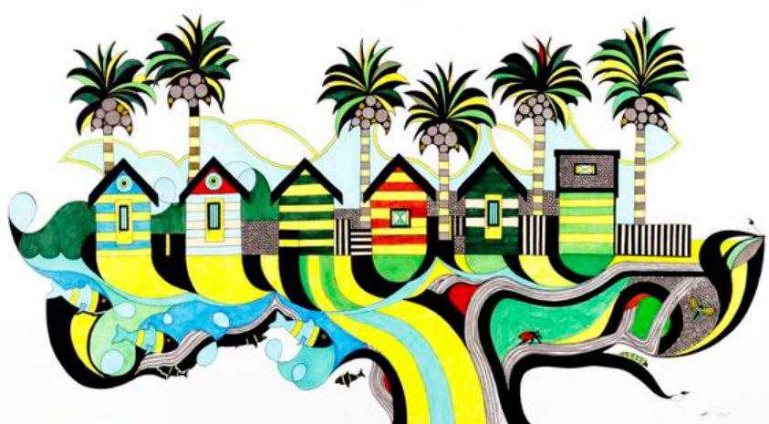 Beach Hut Island